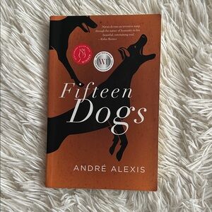 Fifteen Dogs by André Alexis - Brown Cover, Giller prize